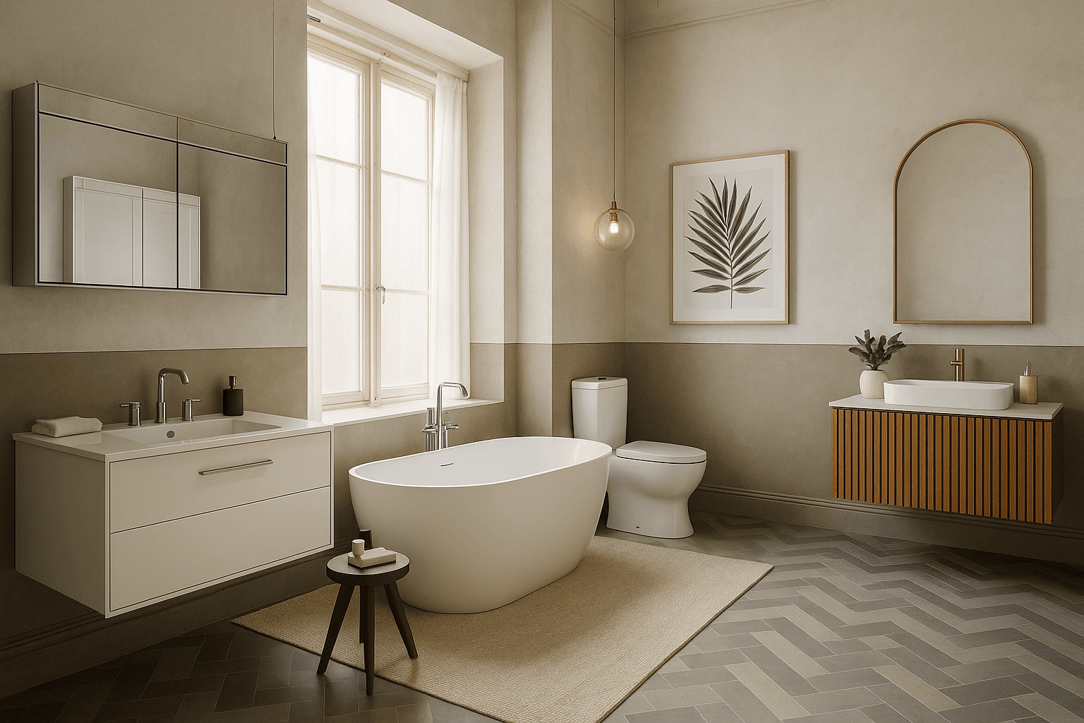 Voorbeeld van virtuele inrichting