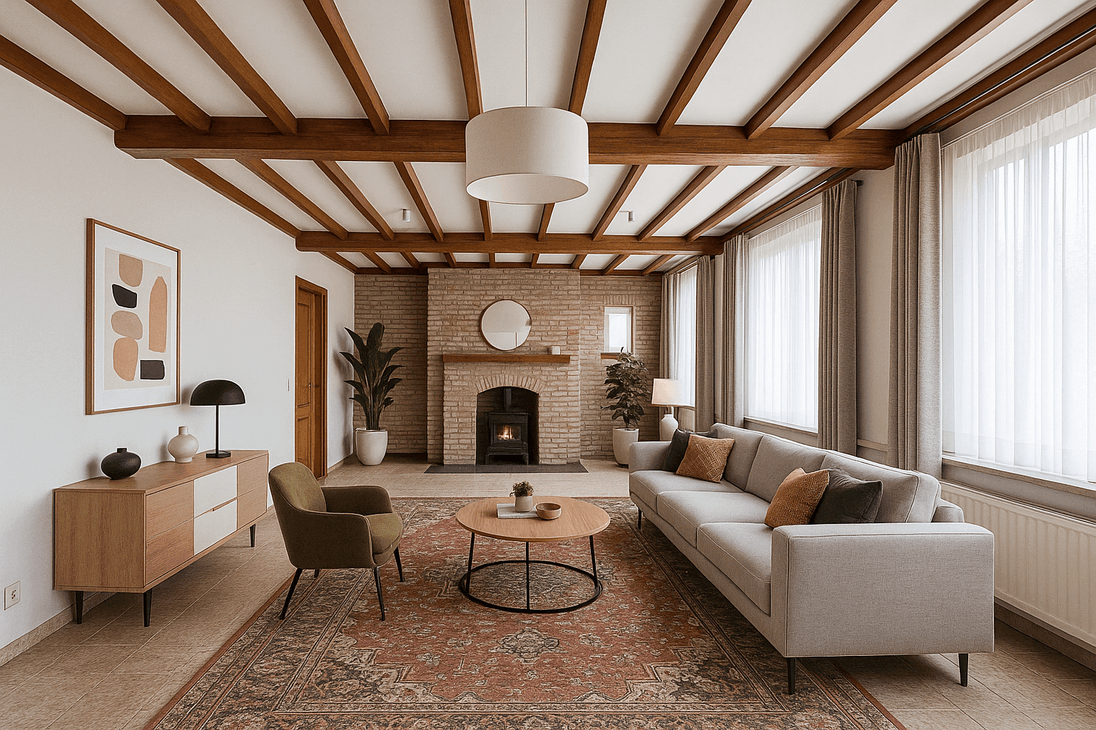 Voorbeeld van virtuele inrichting