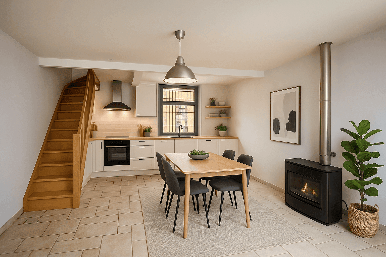 Voorbeeld van virtuele inrichting